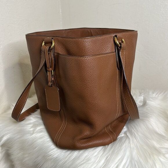 💯Authentic PRADA Vitello Daino Double Pocket Tote🍀 - Picture 12 of 16